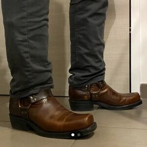 Boulet Motorcycle/ Western Cowboy Brown Boots Size 45EUR